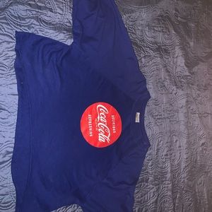 blue cola top no stains or rips worn once washed
